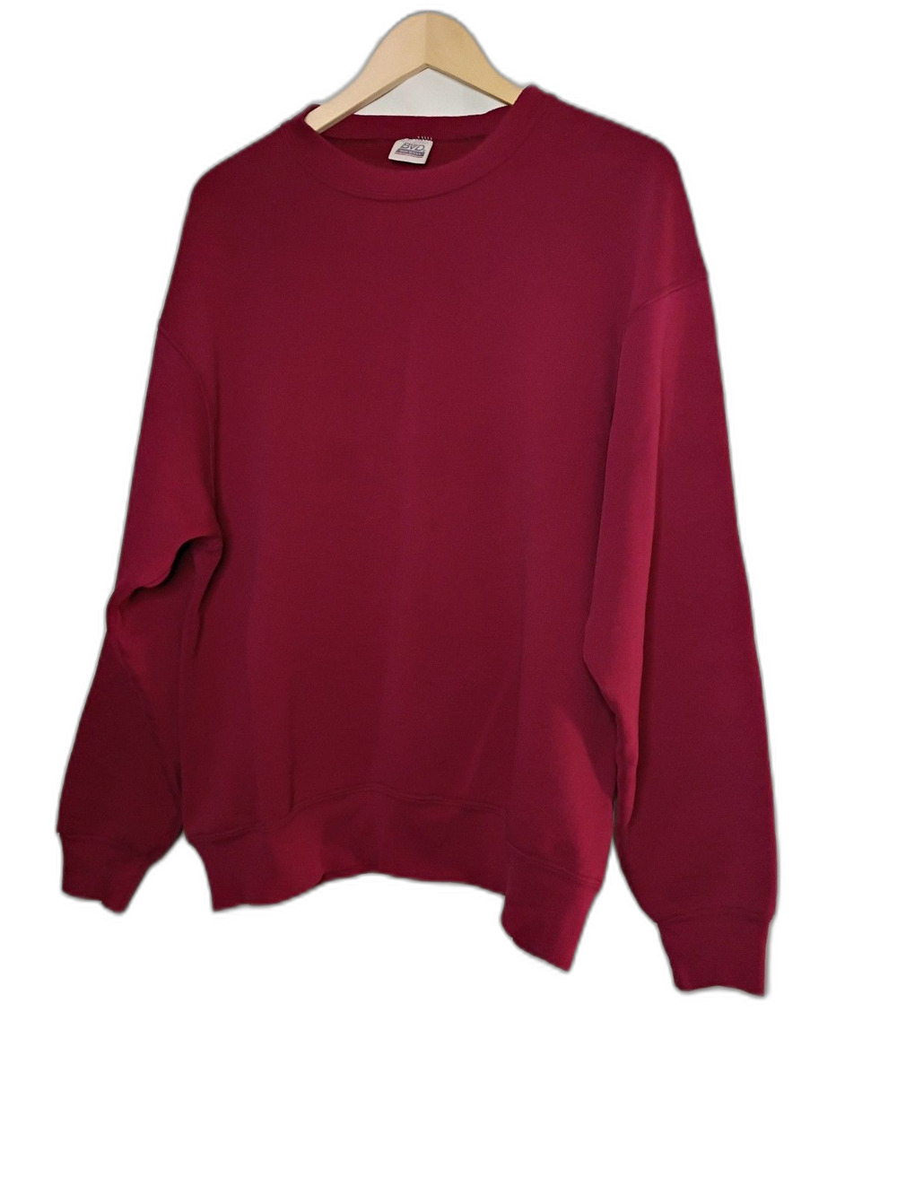 Vintage BVD Maroon Crewneck Sweatshirt XL Made in USA